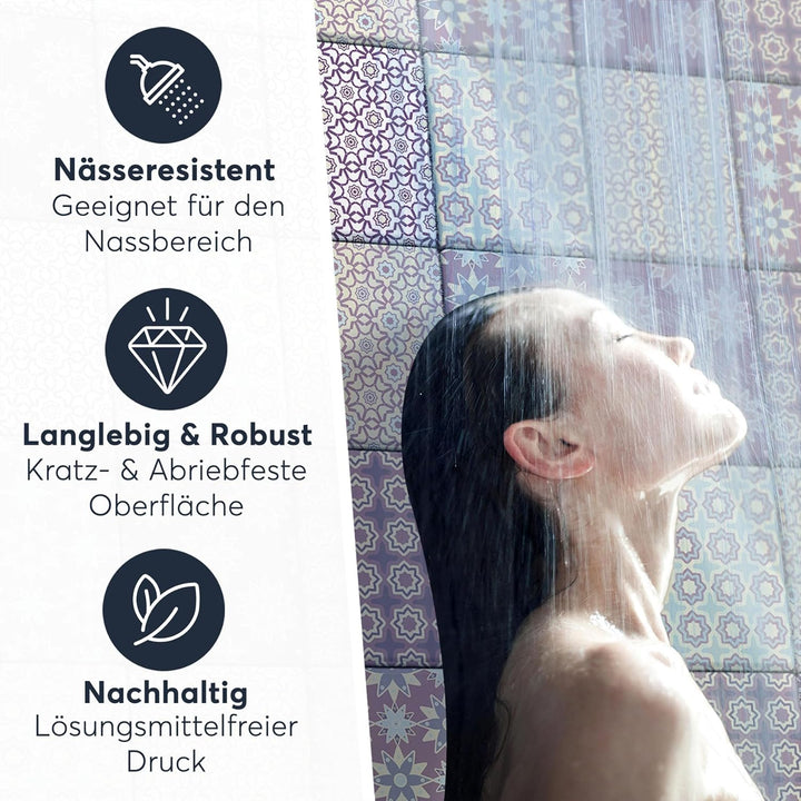 CREATISTO Mosaik-Fliesen Fliesensticker Fliesenfolie - Stylische Sticker Aufkleber für Fliesen I Sti