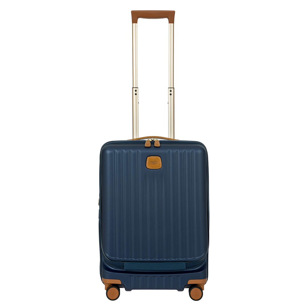 Bric's Hartschalen-Trolley Erweiterbar Kollektion Capri, Handgepäckkoffer mit 4 Rollen, Leicht und W