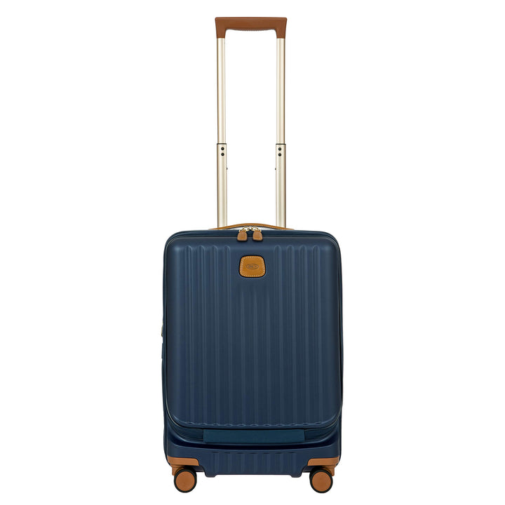 Bric's Hartschalen-Trolley Erweiterbar Kollektion Capri, Handgepäckkoffer mit 4 Rollen, Leicht und W