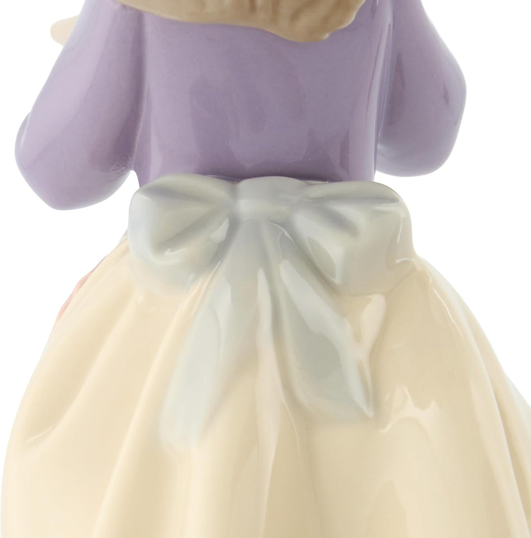 NAO Porcelain by Lladro PUPPY'S Birthday (Special Edition) (Girl Holding Cake with Puppy Dog) 200170