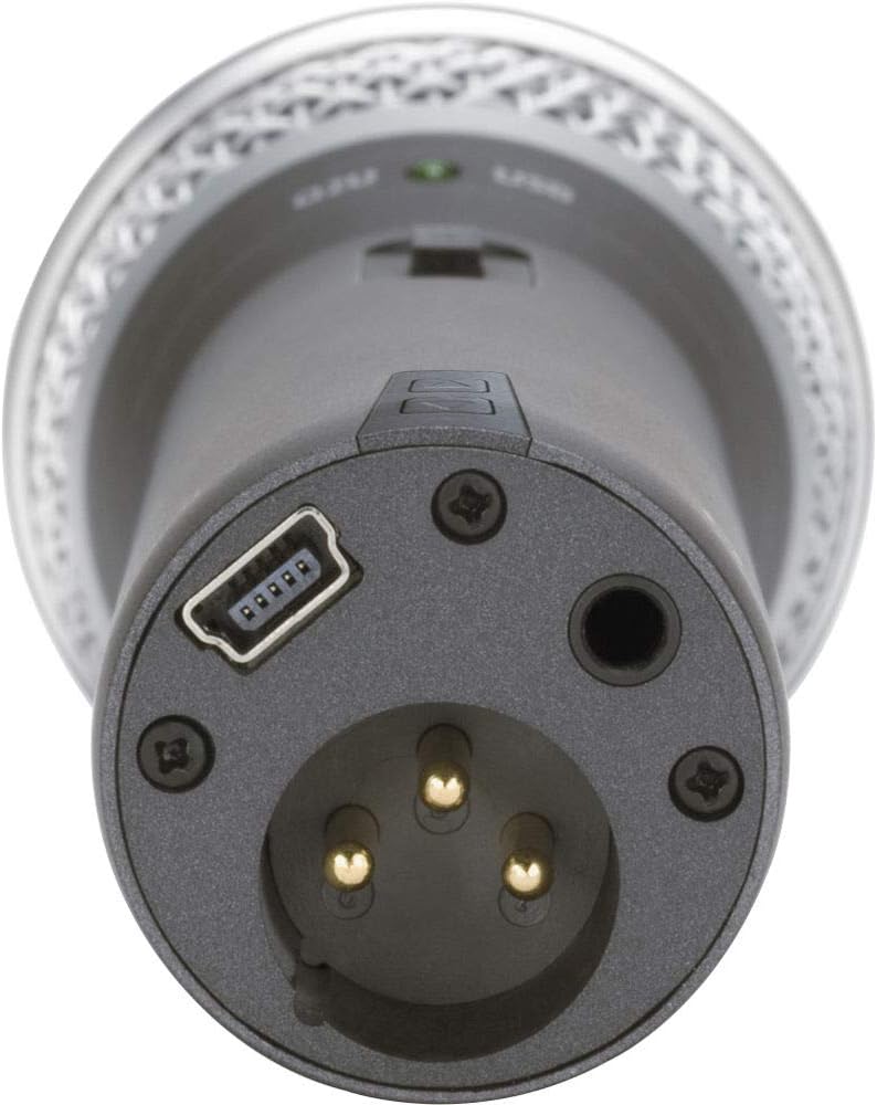 Samson Q2U Aufnahme- und Podcasting-Paket - Dynamisches USB / XLR-Mikrofon mit Zubehör, grau Single,
