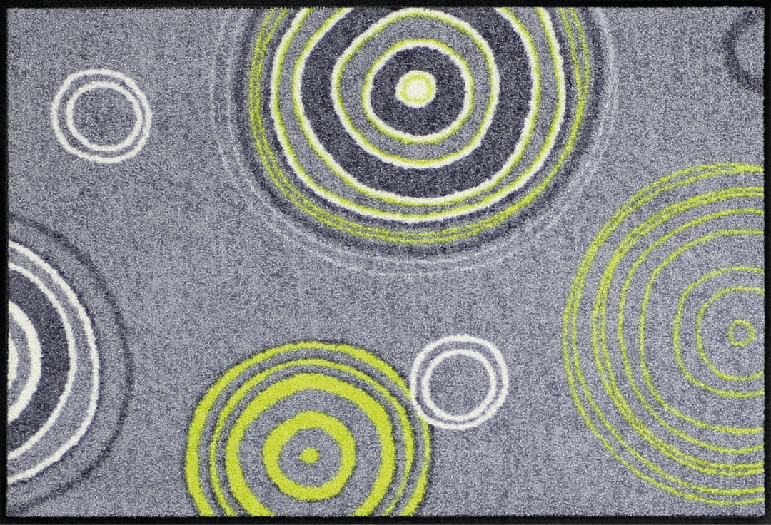 Erwin Müller Fussmatte, Schmutzfangmatte, Fussabtreter grau/grün Grösse 80x150 cm - robust, langlebi