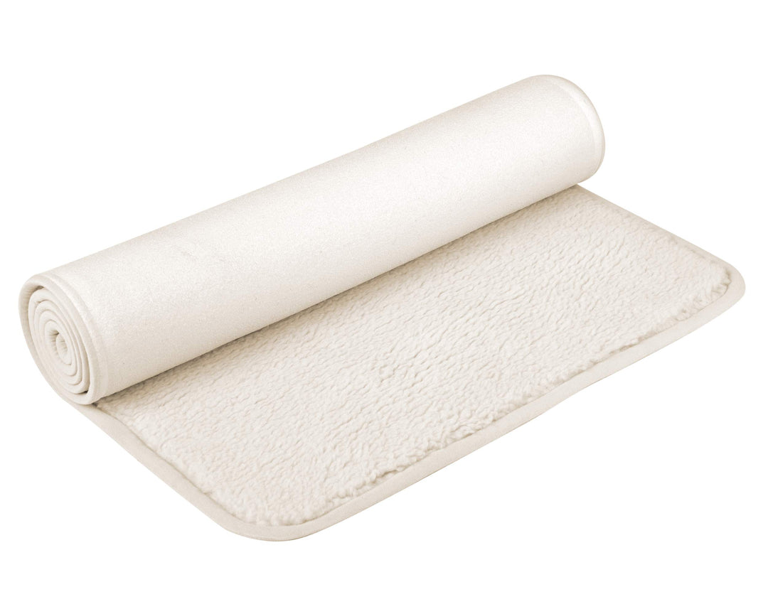 Yogistar Yogamatte yogimat® Natur - Schurwolle - umsäumt 200 x 75 x 1.5 cm, 200 x 75 x 1.5 cm