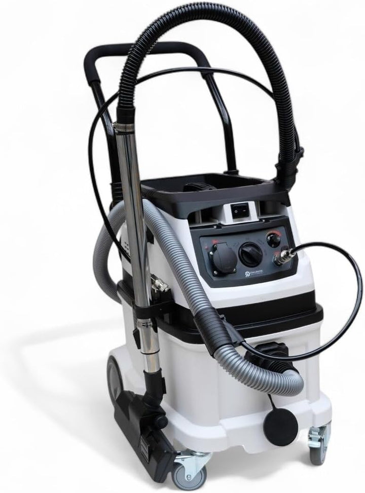 Industriesauger mit Klopffunktion und Fernbedienung | Bausauger 1600W | Nasssauger 40L Tank 230V ink