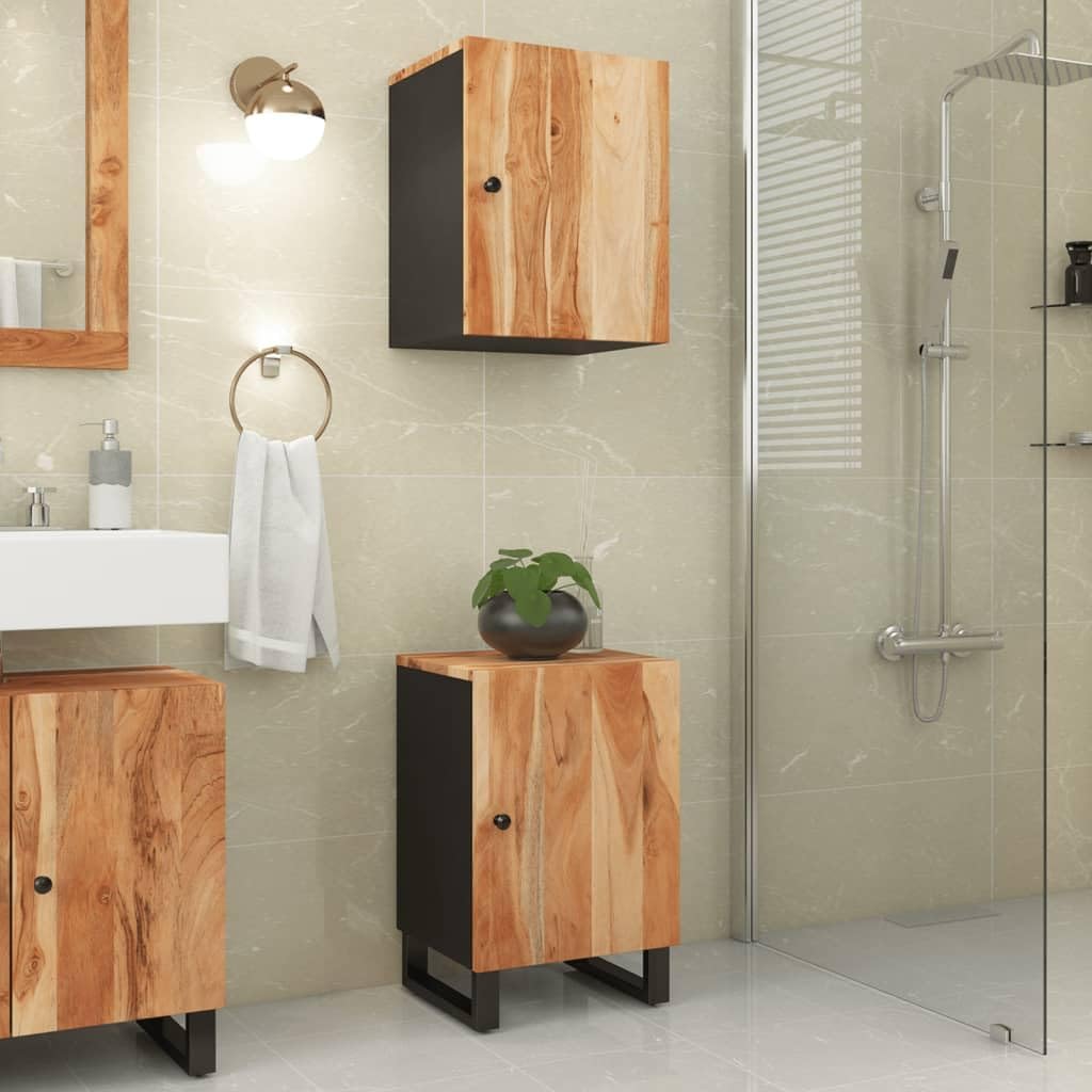Tidyard Badschrank 2 Fächer Badezimmerschrank Badmöbel Hängeschrank Hochschrank Aufbewahrungsschrank