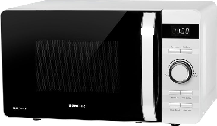 SENCOR mit 8 Programmen + Grill, Volumen 17 l, 800 W, schwarz-weiss