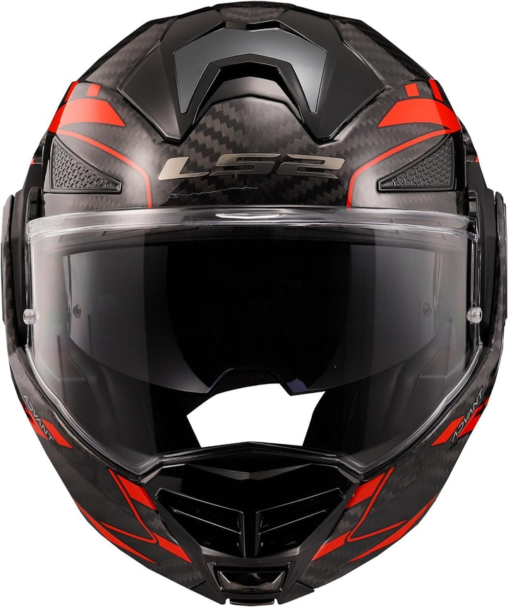 LS2, klapphelme motorrad ADVANT X C Future red, XS, XS