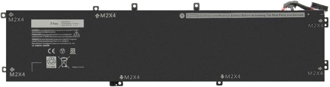 Exmate Akku 4GVGH für 1P6KD T453X Dell XPS 15 9550 Dell Precision 15 5510 Series [11.4V 84Wh] akku X