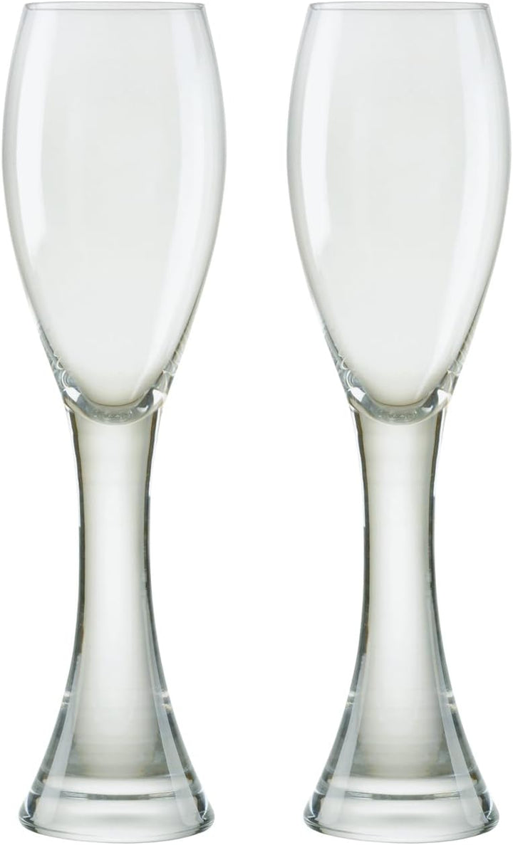 Anton Studio Designs - Manhattan Champagnerflöten - Schön geformt - 2er-Set - 250ml Fassungsvermögen
