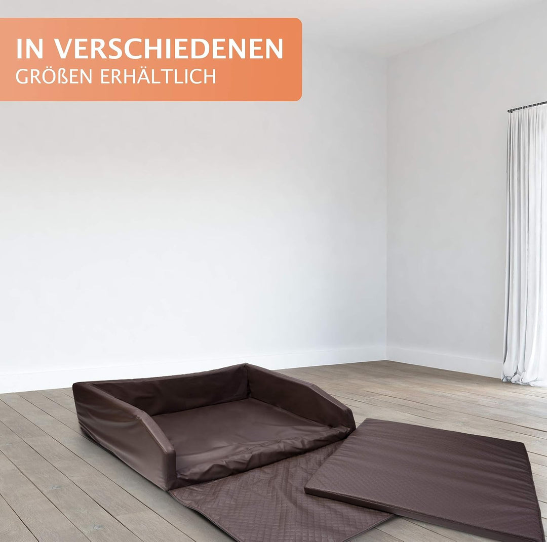 Mayaadi Home Premium Hundebett - 100 x 70 cm - Hochwertiger Autositz für Deinen Hund - Autohundebett