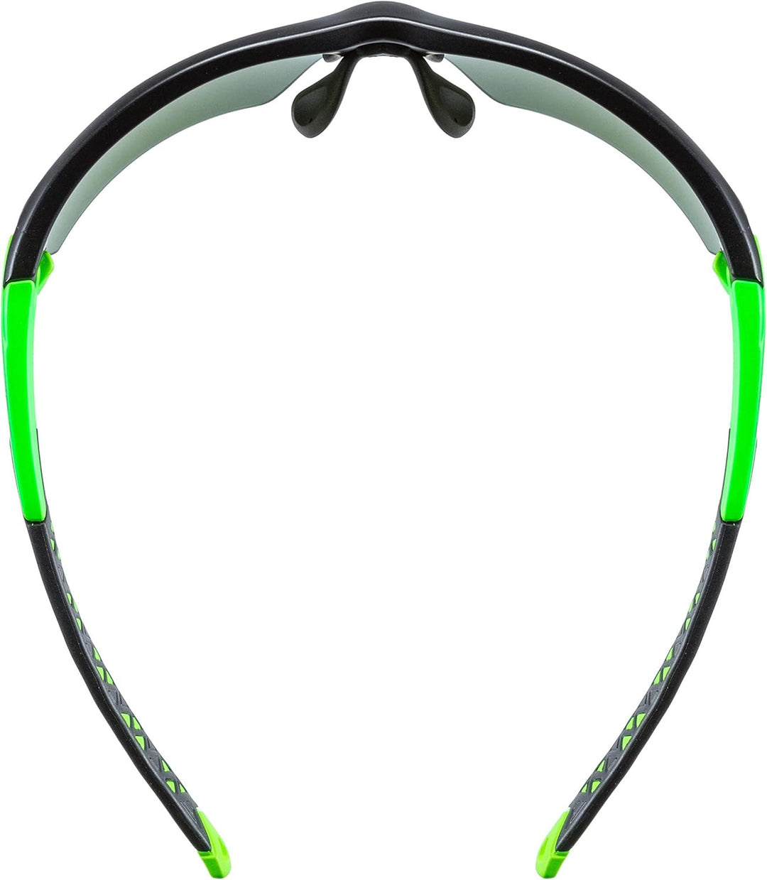 uvex Unisex Sportstyle 224 Sportbrille Einheitsgrösse Black Mat Green/Green, Einheitsgrösse Black Ma