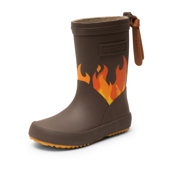 Bisgaard Unisex Kinder Bisgaard Fashion IiRain Boot 25 EU Brown Flames, 25 EU Brown Flames