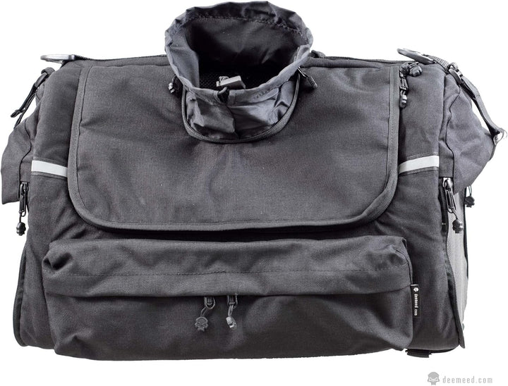 DEEMEED PETBAG Motorradtasche für Hunde und Katzen (5-8 kg), wasserdicht, tragbar, dreifach belüftet