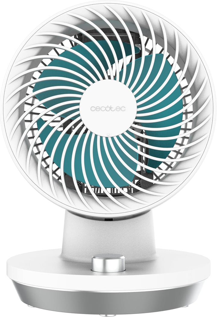 Cecotec - Tischventilatoren EnergySilence 800 Cyclone Desk, 40 W Leistung, Durchmesser 20 cm, 3 Gesc