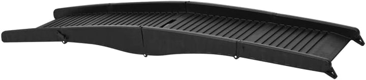 vidaXL Hunderampe Klappbar Schwarz 153x40x12,5cm Kunststoff Hundeautorampe