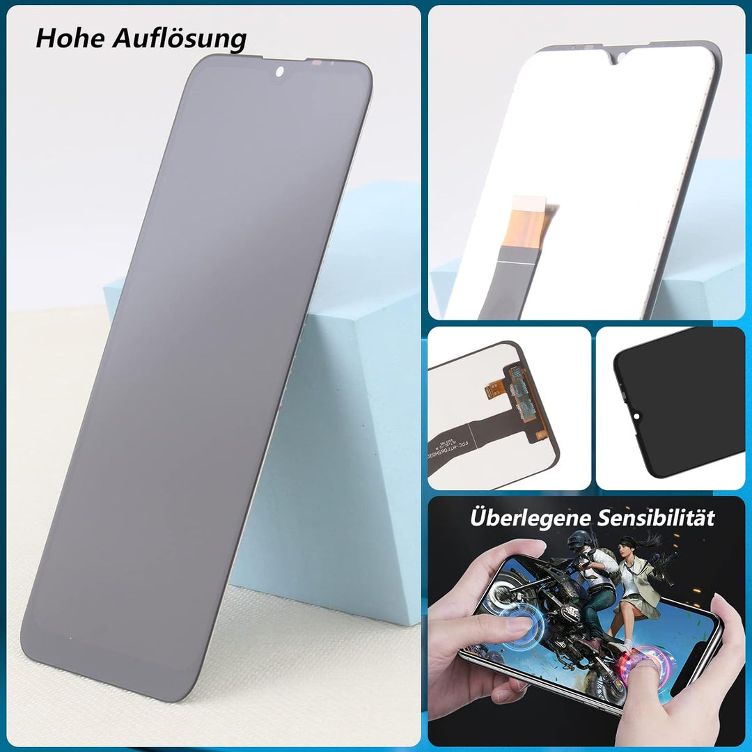 RongZy für Wiko View4 W-V830 LCD Bildschirmersatz für View4 Lite W-V730 Touchscreen Digitalisierer D