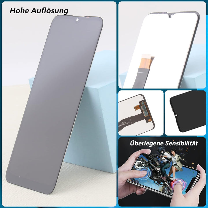 RongZy für Wiko View4 W-V830 LCD Bildschirmersatz für View4 Lite W-V730 Touchscreen Digitalisierer D