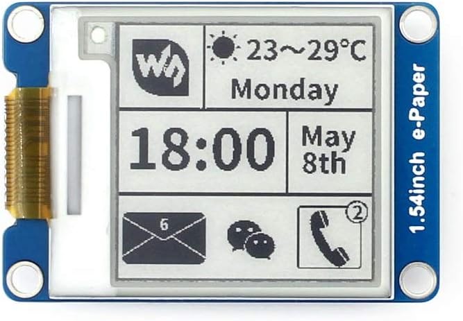 IBest 1.54inch E-Paper Display Module 200x200 Resolution 3.3V/5V Two-Color E-Ink Display epaper Scre