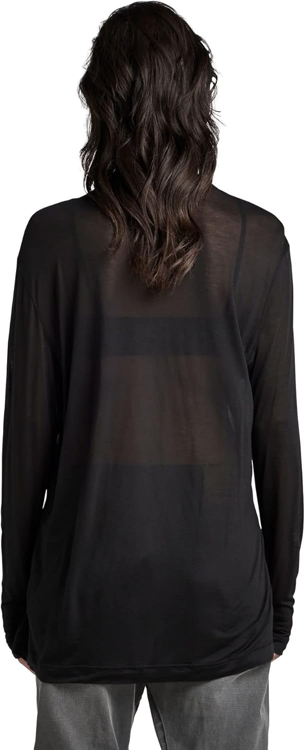 G-STAR RAW Damen Essential Mock Loose Top Tops XXS Schwarz (Dk Black D22764-9908-6484), XXS Schwarz