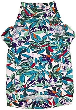 Kotomoda Cat Wear T-Shirt Leaves (M) M Blau, M Blau