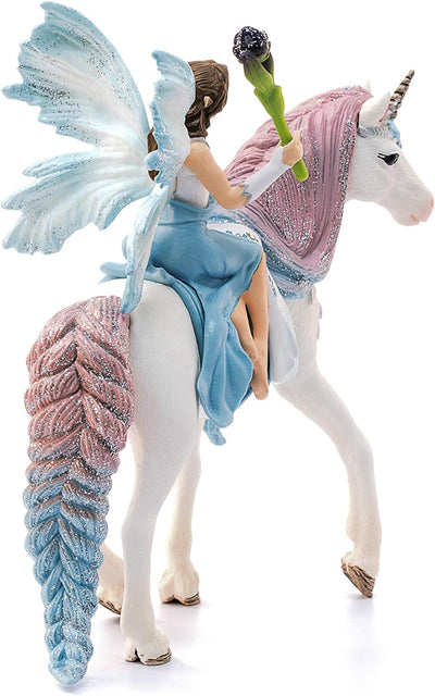 schleich BAYALA 70569 Elfe Eyela mit Prinzessinnen Einhorn - Spielset - Funkelnde Fliegende Prinzess