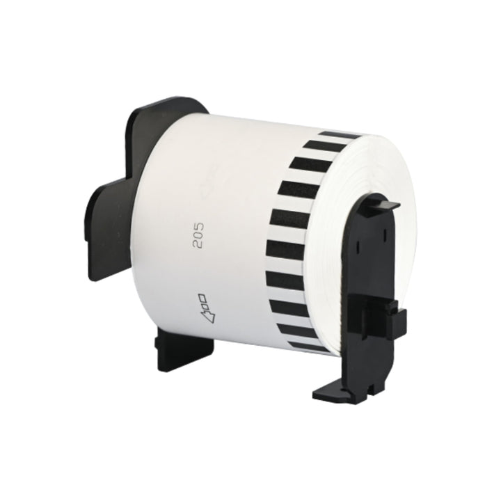 Double Dragon 10 Rollen DK-22205 Endlospapier Etiketten, 62mm x 30,48m, für Brother QL Drucker (QL-8