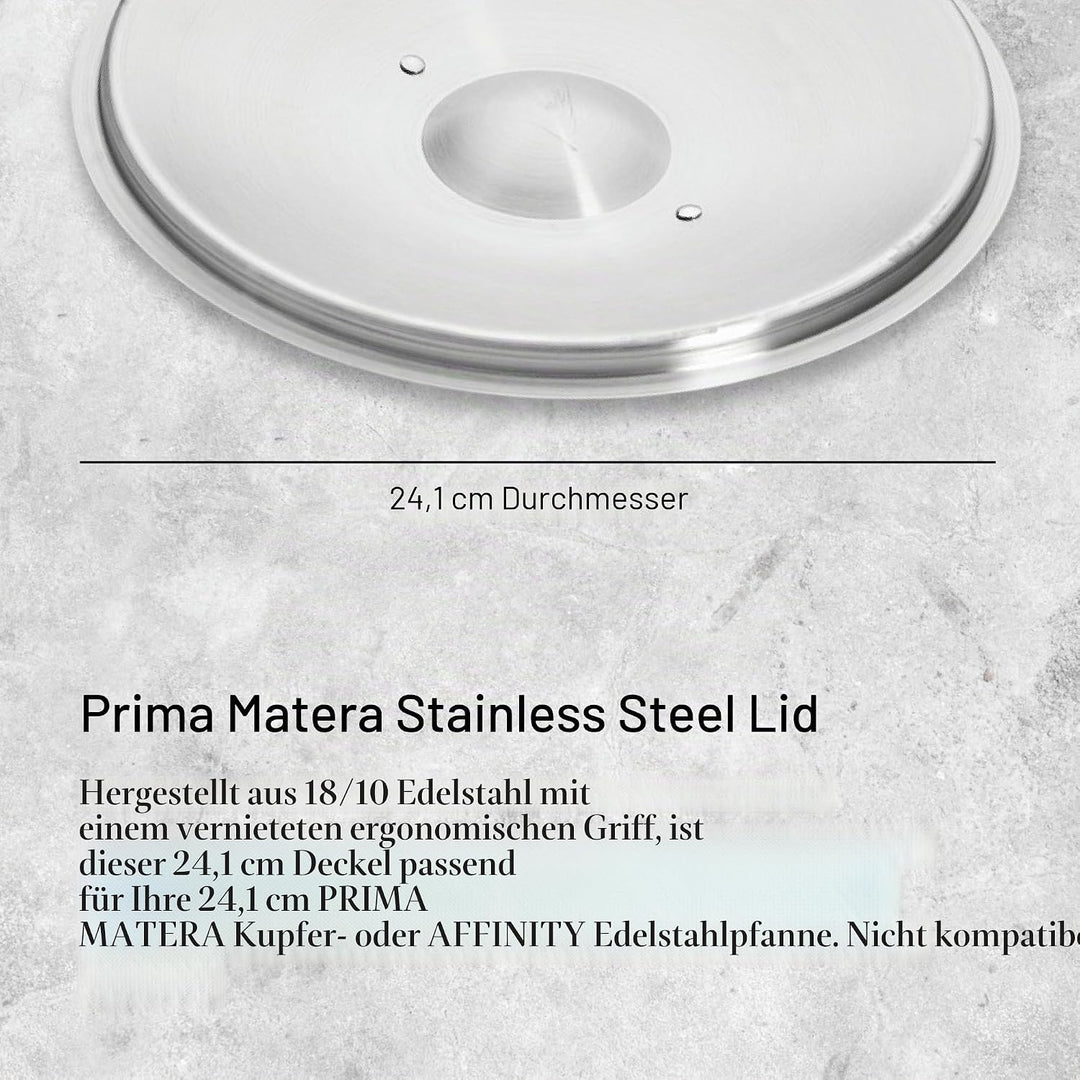 De Buyer Deckel, Edelstahl, Silber, 23.9 x 23.9 x 61 cm, 23.9 x 23.9 x 61 cm