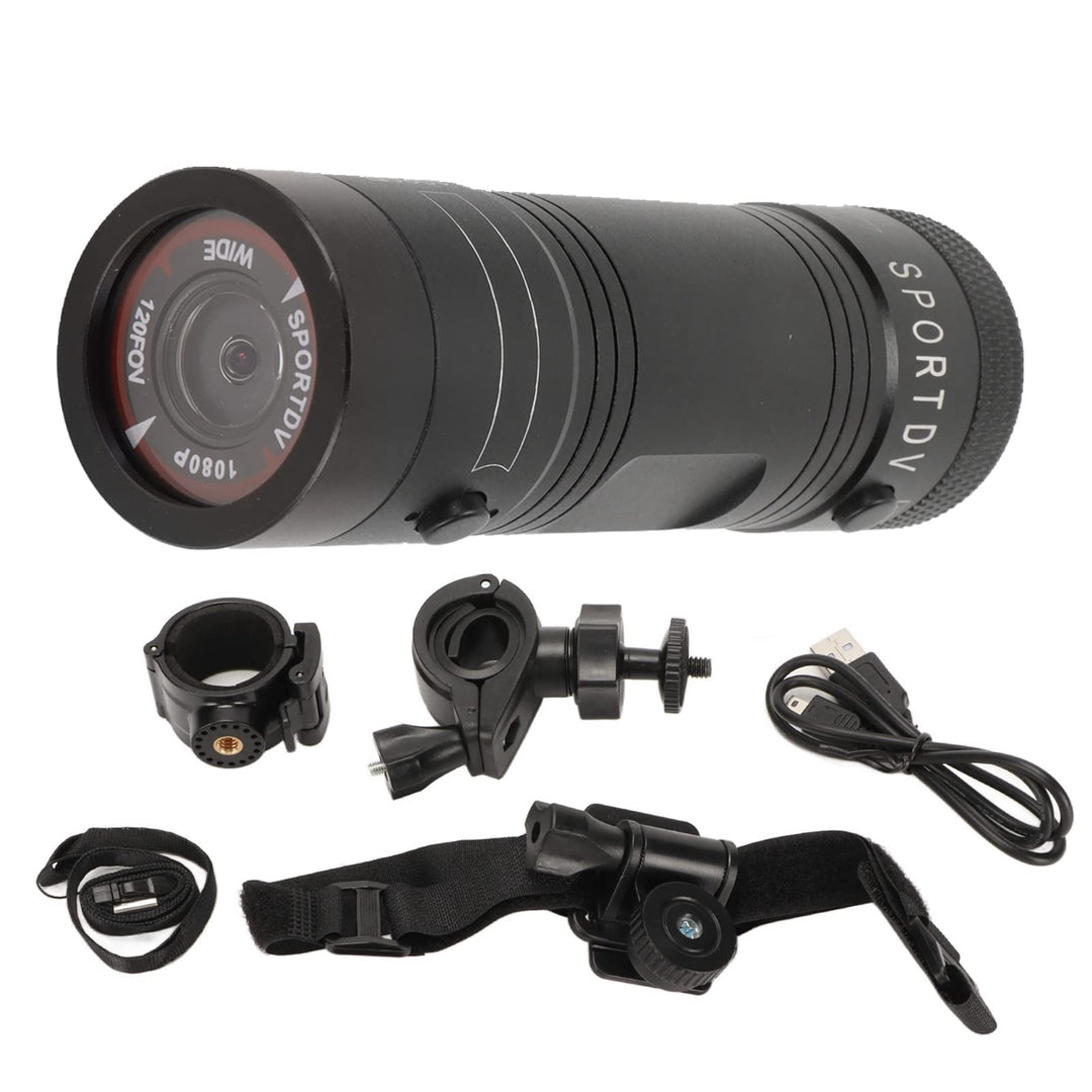 Motorradhelm-Kamera, HD 1080P Sport-Action-Kamera 120 Grad Weitwinkel Wasserdichte Helm-Videokamera,