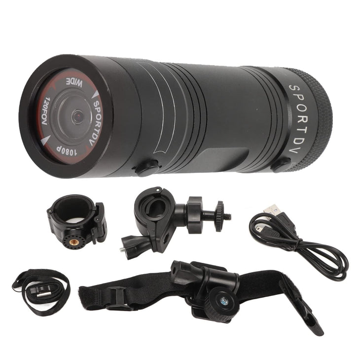 Motorradhelm-Kamera, HD 1080P Sport-Action-Kamera 120 Grad Weitwinkel Wasserdichte Helm-Videokamera,