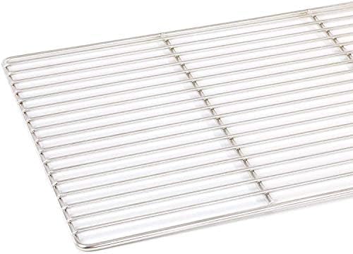 Grillrost 42 x 42 cm aus Edelstahl rostfrei und elektropoliert