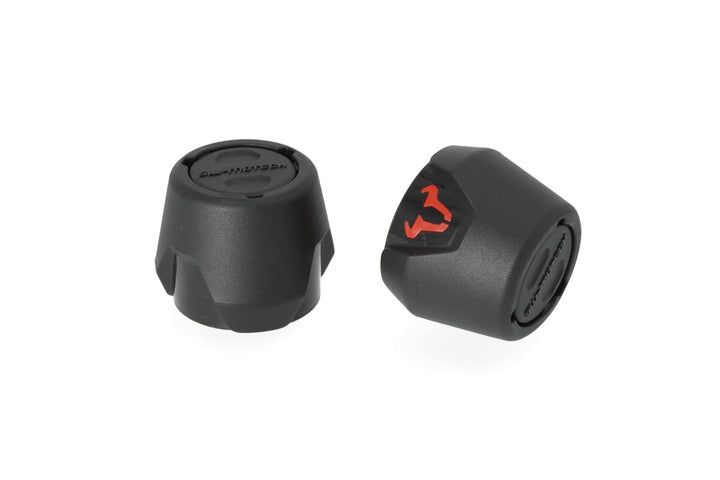 SW-Motech Sturzpad-Kit für Hinterachse - Schwarz. Trident 660 / Tiger 660, X-Cape 650.