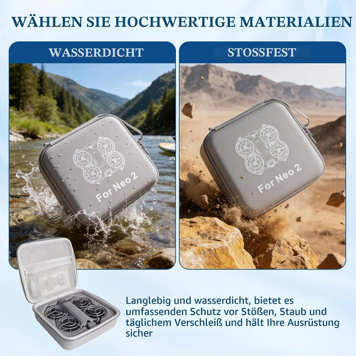 Tragetasche Case Tasche für DJI NEO 2, Tasche für DJI Neo Drone Zubehör, Stossfeste und Tragbare Dro