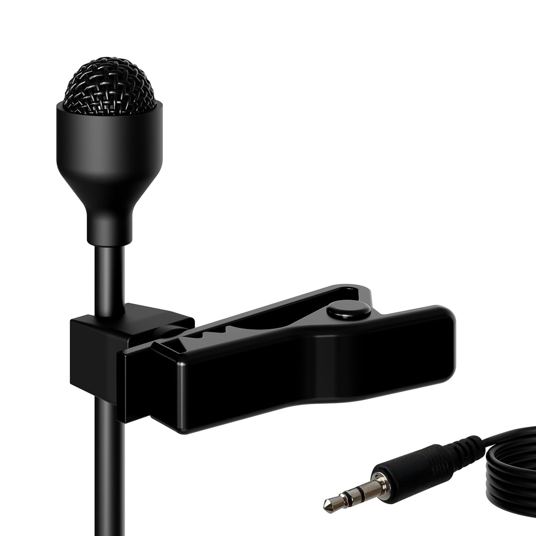 Pro JK® MIC-J 044 Lavalier Ansteck-mikrofon Externe Ansteckmikrofon für Zoom Tascam Recorders