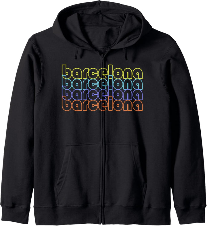 Barcelona Spanien Spain Katalonien Europa Reiseziel Souvenir Kapuzenjacke