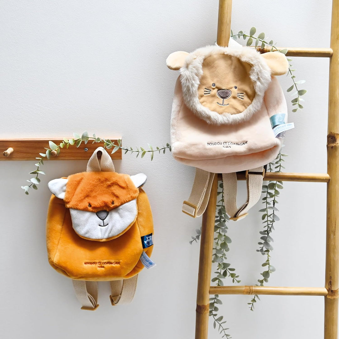 Doudou et Compagnie - UNICEF - Kinderrucksack - 18 Monate - Fuchs - DC3831