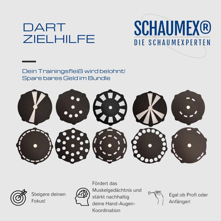 Target Foam Dart Trainer Dartscheibe aus Schaumstoff - Dart Zubehör - Training für Auge-Hand-Koordin