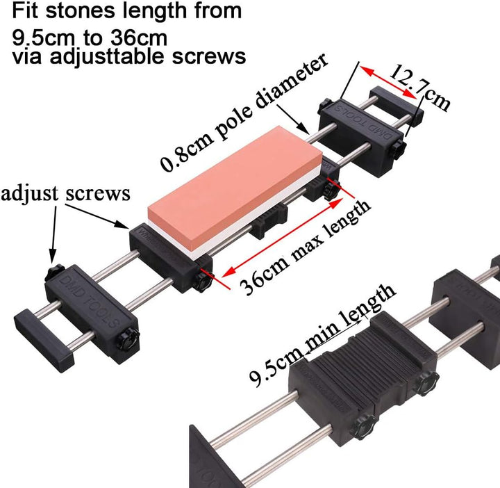 Schleifstein Wetzsteinhalter Sink Bridge mit verstellbarem, rutschfestem Gummi zum einfachen Honen v