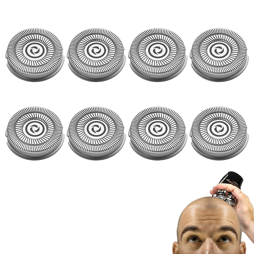 Ersatzkopf passend für Skull Shaver Pitbull Elektrorasierer (8 Stück) 8 Stück., 8 Stück.