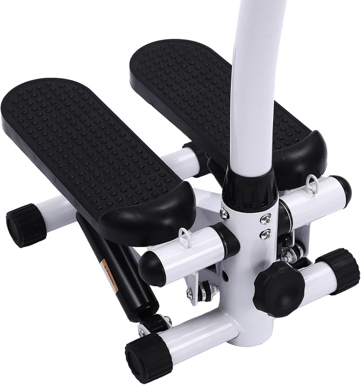 Donened - Mini Stepper mit Power Ropes für Zuhause, Up-Down Swing Stepper, mit Digital Monitor, bis