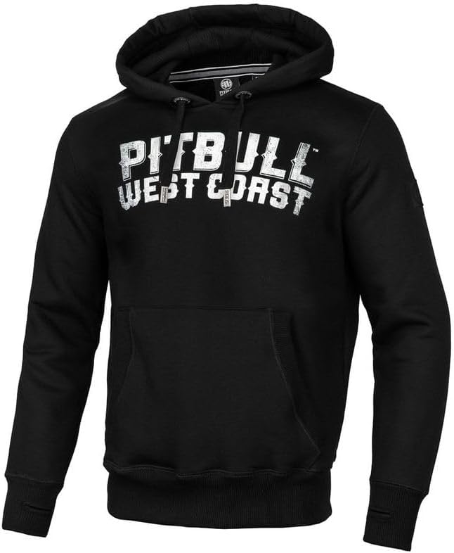 Pit Bull West Coast Hoodie Black Dog Dunkelblau XL Schwarz, XL Schwarz