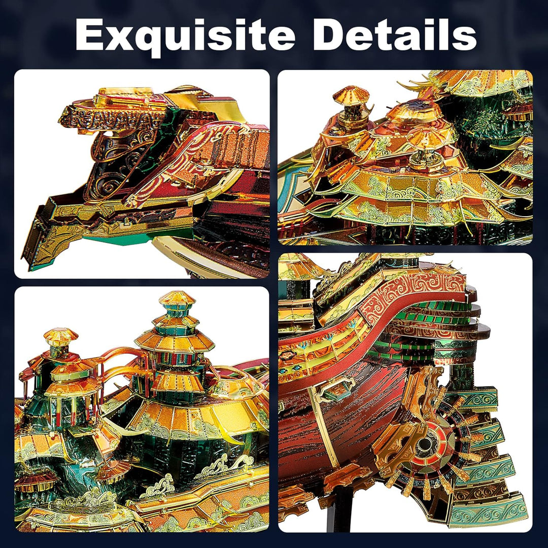 3D Puzzle Metall Piratenschiff Mirage, 3D Metall Puzzle Segelboot Schiffsset, Modell Schiffs für 340