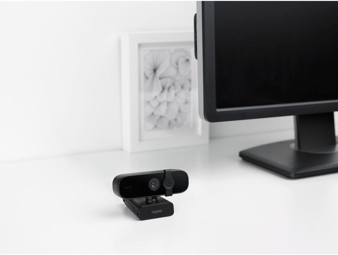 Rapoo XW2K Full HD 2K Webcam (4MP) 85° Sichtfeld, Autofokus, Rauschunterdrückung, USB-Anschluss, Kam