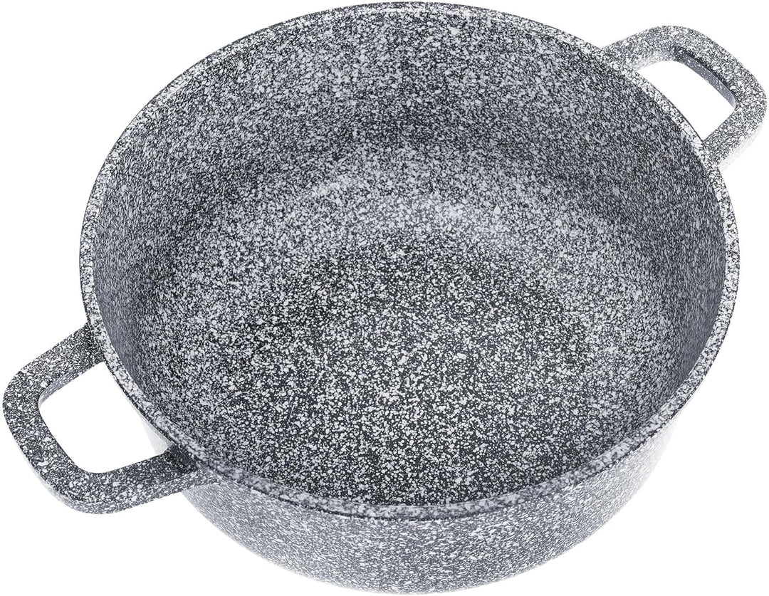 Topf mit Marmorbeschichtung Kochtopf Töpf GARNEK MARMUROWY (Ø24cm), Ø24cm