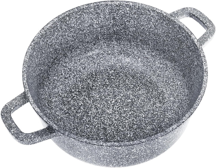 Topf mit Marmorbeschichtung Kochtopf Töpf GARNEK MARMUROWY (Ø24cm), Ø24cm