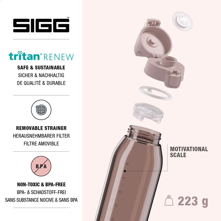 Sigg - Tritan Trinkflasche - Total Color ONE Dusk - Für Kohlensäurehaltige Getränke Geeignet - Spülm