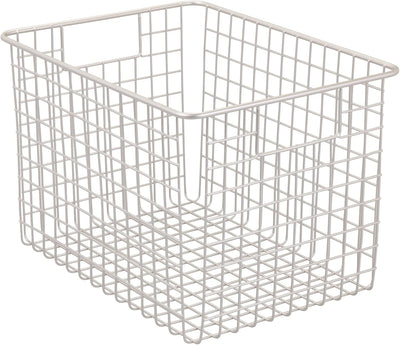 mDesign Allzweckkorb – kompakter Drahtkorb (BHT: 30,5 x 23,0 x 20,0 cm) mit Griffen – flexible Gitte