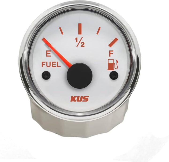 KUS Warranted Fuel Oil Füllstandsanzeige Messanzeige 0-190Ohm Mit Hintergrundbeleuchtung 12V/24V 52M