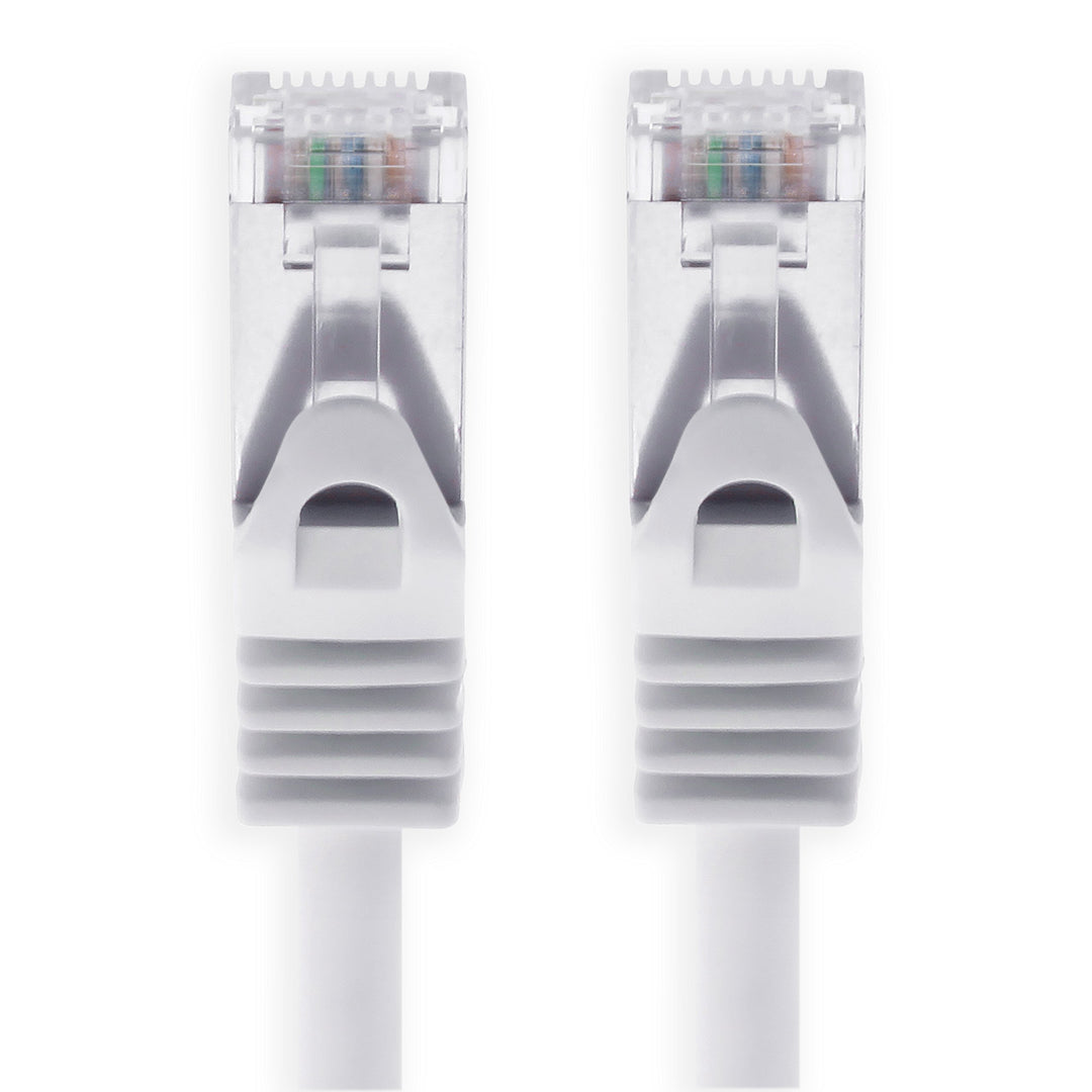 1aTTack.de 30m - Weiss - 1 Stück Cat7 Netzwerkkabel SFTP Patchkabel Lankabel Rohkabel 10GB/s - 500 M