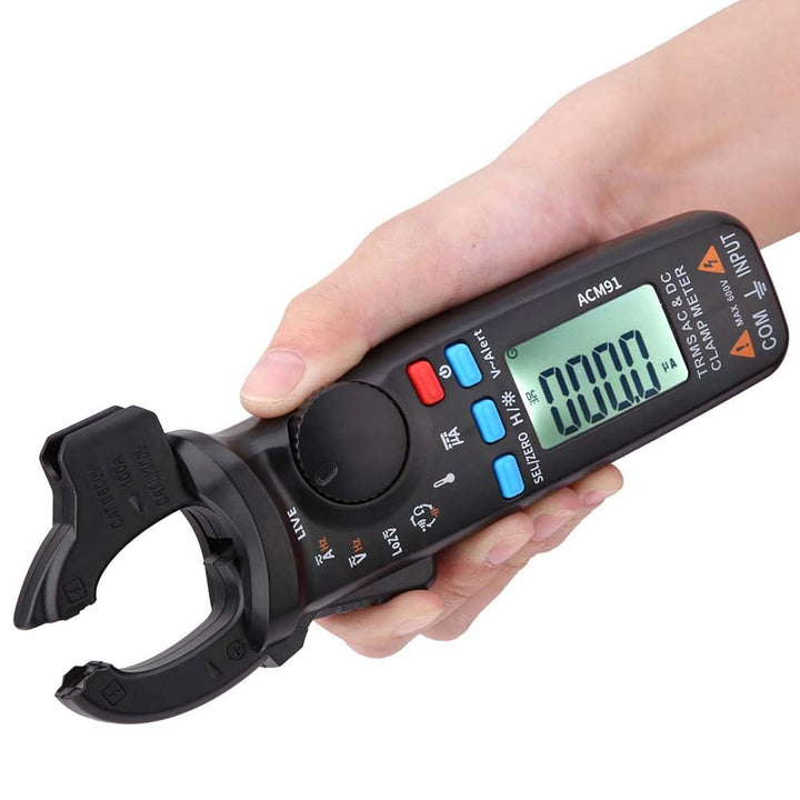 DC Clamp Meter ACM91 1mA Stromtester True RMS Auto-Ranging 6000 Zähler Multimeter Niedrigohmiger Liv
