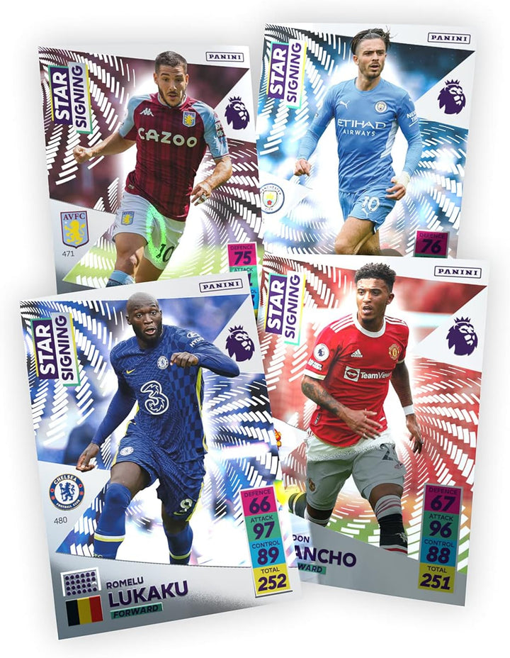 Panini Premier League 2021/22 Adrenalyn XL Star Signings Set Sternzeichen, Sternzeichen